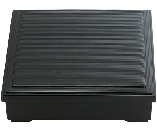 福井クラフト 7.5寸 千筋松花堂 黒(蓋親) 24025590 1個（ご注文単位1個）【直送品】