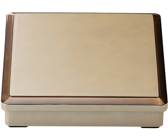 福井クラフト DX尺0 角寸弁当 銀渕溜(親蓋) 24025230 1個（ご注文単位1個）【直送品】