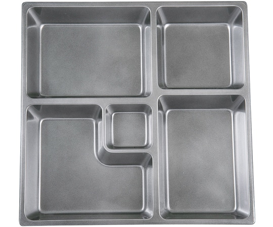 福井クラフト 尺0 角千筋弁当DX仕切 銀透き 23214510 1個（ご注文単位1個）【直送品】