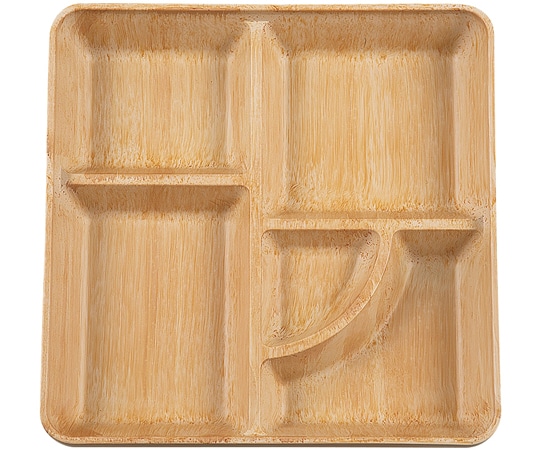 福井クラフト 8寸 角渕木目弁当(蓋親)白木柾目 21006030 1個（ご注文単位1個）【直送品】