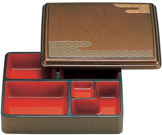 福井クラフト 9寸 やすらぎ弁当 雲波(蓋親) 23020710 1個（ご注文単位1個）【直送品】