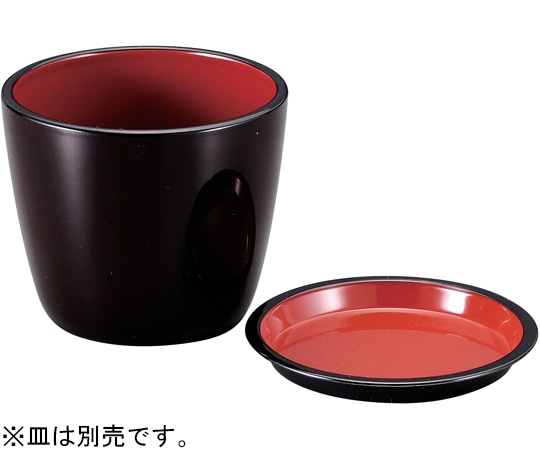 福井クラフト 都汁鉢 新溜内朱 54300650 1個（ご注文単位1個）【直送品】