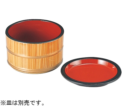 福井クラフト 3.3寸 桶型つゆ入れ 白木 46191270 1個（ご注文単位1個）【直送品】