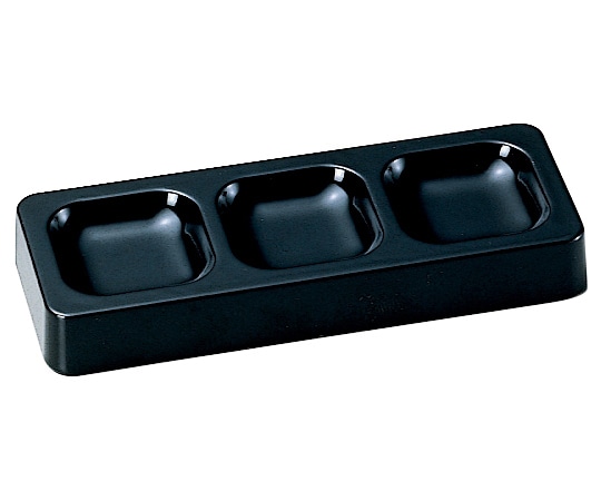 福井クラフト 隅丸薬味皿 オール黒 45133240 1個（ご注文単位1個）【直送品】