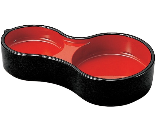 福井クラフト ひさご 薬味皿 黒内朱天黒 24023455 1個（ご注文単位1個）【直送品】