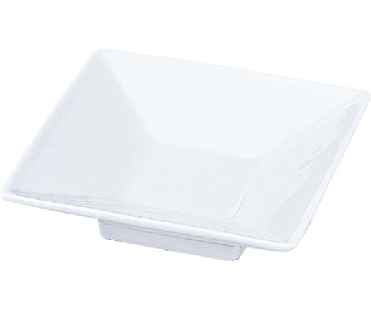 福井クラフト 尺4 長手盛台用 四方角小皿 白 93105960 1個（ご注文単位1個）【直送品】