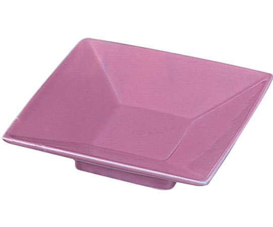 福井クラフト 陶)四方角小皿 紫彩 80500350 1個（ご注文単位1個）【直送品】