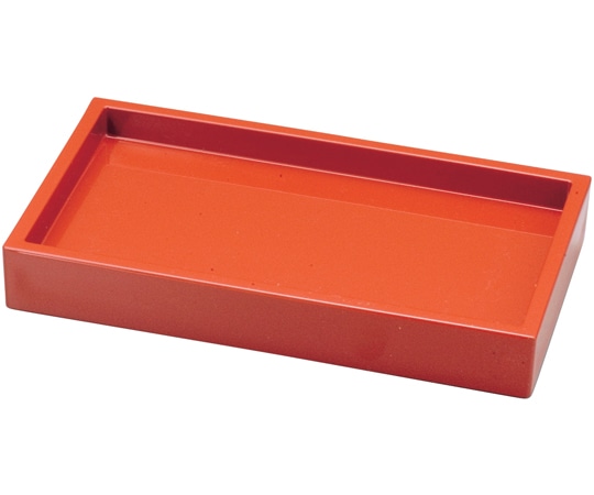 福井クラフト 7.7寸 長角盛ざる 柿朱 本体 45000230 1個（ご注文単位1個）【直送品】