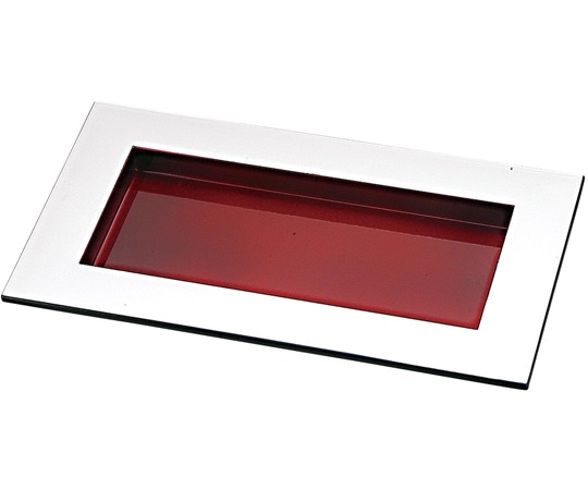 福井クラフト 7.5寸 つば付き長角皿 銀渕ワイン 80522540 1個（ご注文単位1個）【直送品】