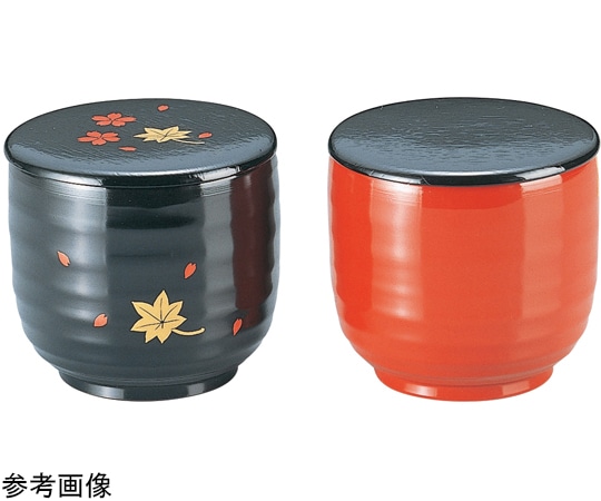 福井クラフト 荒筋飯器(蓋親)総朱蓋外黒 39860770 1個（ご注文単位1個）【直送品】