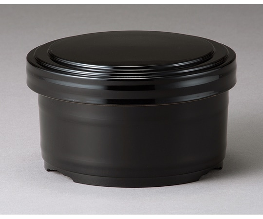 福井クラフト 桶型飯器(大)黒無地(内朱) 30049090 1個（ご注文単位1個）【直送品】