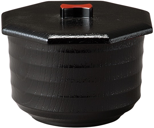 福井クラフト 元禄木目飯器(蓋親)蓋黒天朱 親黒(内朱 30049110 1個（ご注文単位1個）【直送品】