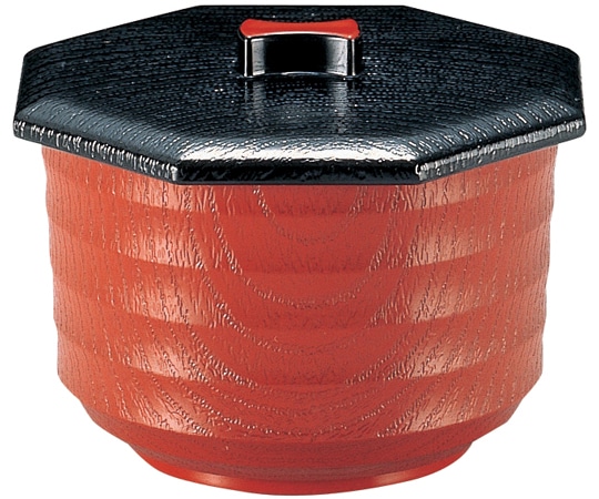 福井クラフト 元禄木目飯器(蓋親)蓋黒天朱親朱(内朱 33101332 1個（ご注文単位1個）【直送品】