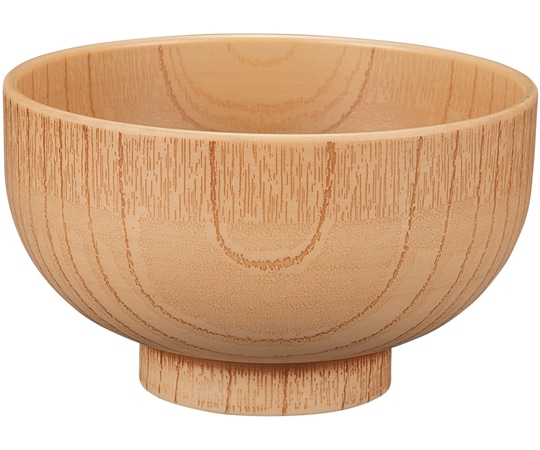 福井クラフト 耐熱φ105 木調汁椀 木肌摺り 30044110 1個（ご注文単位1個）【直送品】