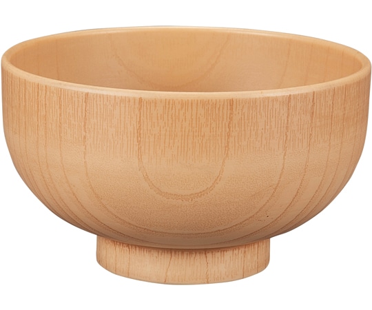 福井クラフト 耐熱φ115 木調汁椀 木肌摺り 30044150 1個（ご注文単位1個）【直送品】
