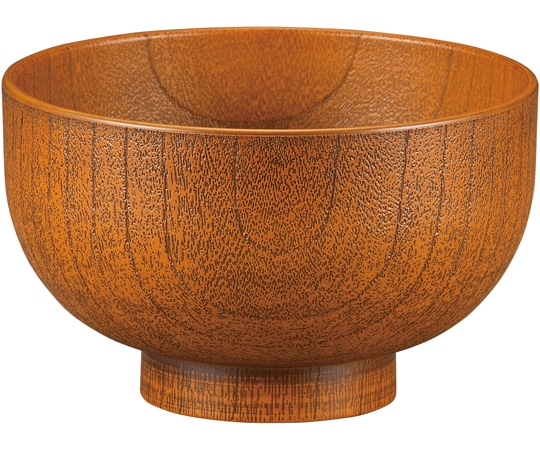 福井クラフト 12.0耐熱 木調お好み椀 摺り 30003980 1個（ご注文単位1個）【直送品】
