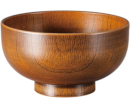 福井クラフト 135耐熱木調お好み椀 摺り 30003990 1個（ご注文単位1個）【直送品】