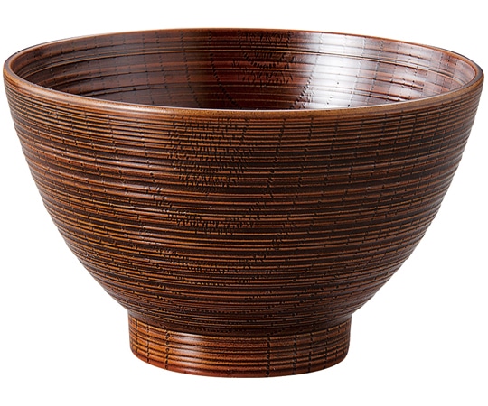 福井クラフト 耐熱φ120 刷毛筋タスク椀 摺り 75006970 1個（ご注文単位1個）【直送品】