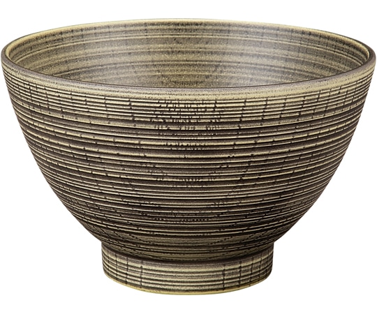 福井クラフト 耐熱φ120 刷毛筋タスク椀 よもぎ摺り 30044240 1個（ご注文単位1個）【直送品】