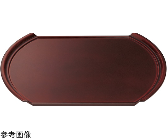 福井クラフト 尺3 .5 小判フライト盆 溜SH塗 50303690 1個（ご注文単位1個）【直送品】