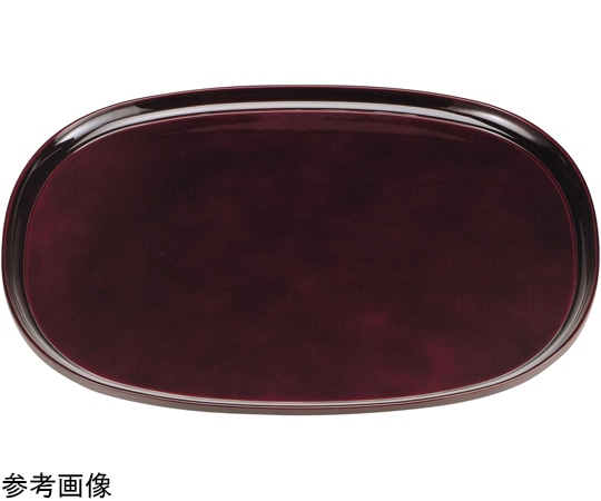 福井クラフト 尺5 やすらぎ小判盆 溜SH塗 50307370 1個（ご注文単位1個）【直送品】