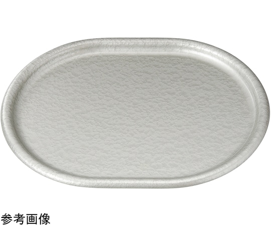 福井クラフト 尺4 ロイヤル小判トレー 銀アクアSL 11009920 1個（ご注文単位1個）【直送品】