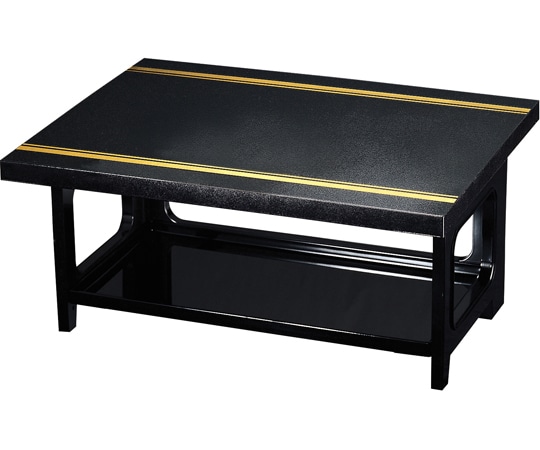 福井クラフト 新飛龍膳 金ライン黒タタキ(足付セット) 12009890 1個（ご注文単位1個）【直送品】