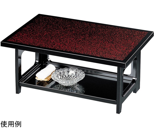 福井クラフト 木製飛龍膳 朱姫子渕黒セット 14000120 1個（ご注文単位1個）【直送品】