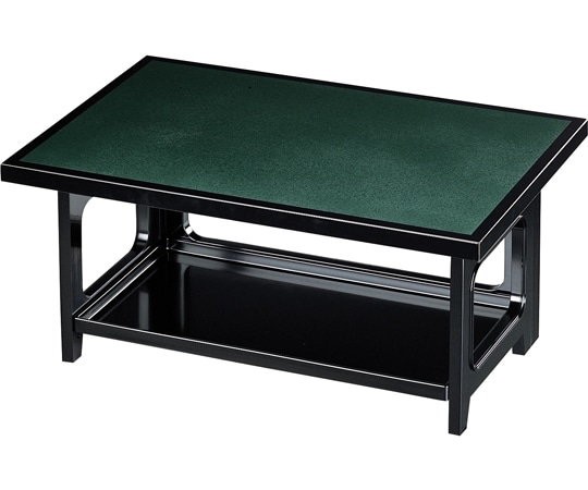 福井クラフト 木製飛龍膳 グリーンタタキ渕黒足セット 14000060 1個（ご注文単位1個）【直送品】