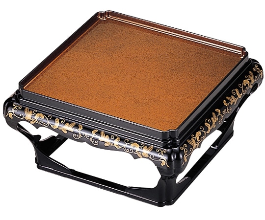 福井クラフト 殿様仁ノ膳 梨地松唐草(足付セット 11010110 1個（ご注文単位1個）【直送品】