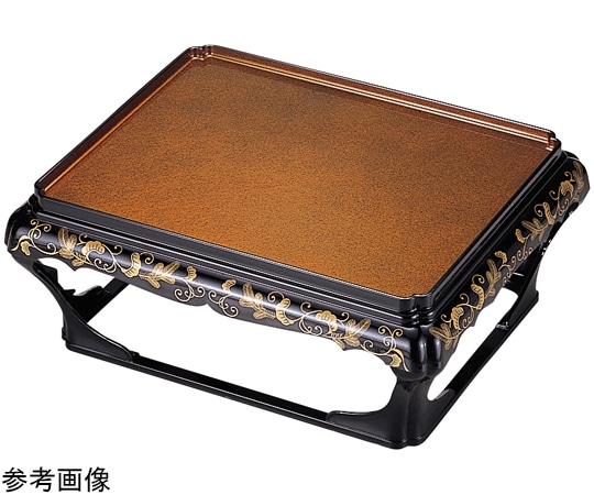 福井クラフト 殿様本膳 梨地松唐草C(低足付セット 11010010 1個（ご注文単位1個）【直送品】