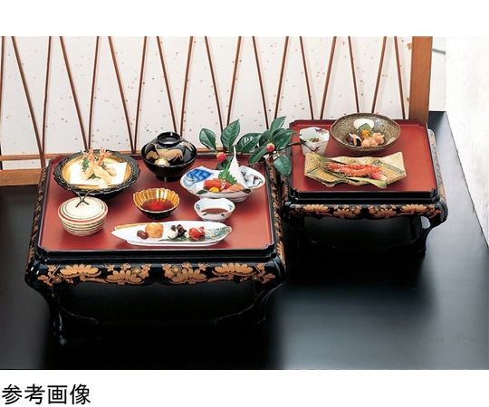 福井クラフト 殿様本膳朱干漆タタキ松竹梅(高足付 11010260 1個（ご注文単位1個）【直送品】