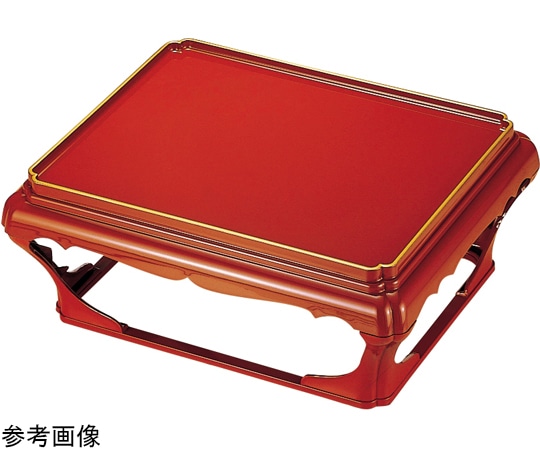 福井クラフト 殿様本膳 朱天金C(高足付) 11010290 1個（ご注文単位1個）【直送品】