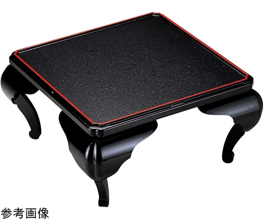 福井クラフト 角春日仁ノ膳 黒タ天朱/緑タ天黒足付 11051440 1個（ご注文単位1個）【直送品】