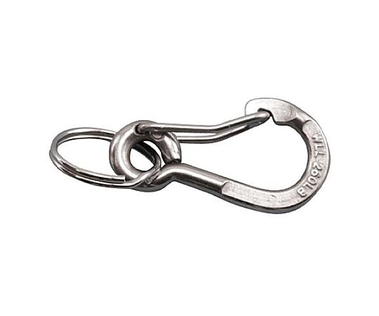 エスコ 60.4mm スナップフック(ステンレス製) EA638JN-30 1個(ご注文単位1個)【直送品】