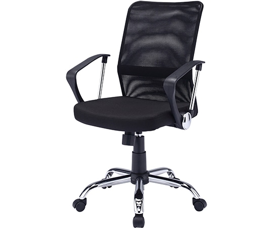 サンワサプライ メッシュOAチェア肘付きブラック SNC-NET16ABK 1台(ご注文単位1台)【直送品】