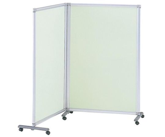 アイリスチトセ 1916x420x1530mm パーテーション(2連/グリーン EA954EA-312 1個(ご注文単位1個)【直送品】