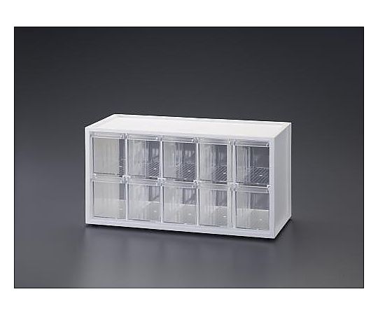 エスコ 378x154x189mm/5列2段 卓上キャビネット EA954ES-104 1個(ご注文単位1個)【直送品】