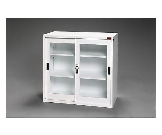 エスコ 880x400x880mm 書庫(窓付引戸型) EA954ES-31 1台(ご注文単位1台)【直送品】