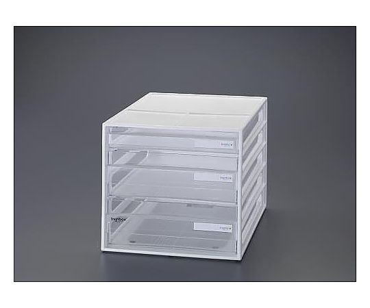 エスコ 250x340x 230mm/ 3段 レターケース(ホワイト) EA954JA-1 1個(ご注文単位1個)【直送品】