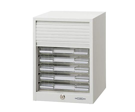 ライオン事務器 277x373x370mm/ 7段レターケース(シャッター付) EA954JB-17 1台(ご注文単位1台)【直送品】