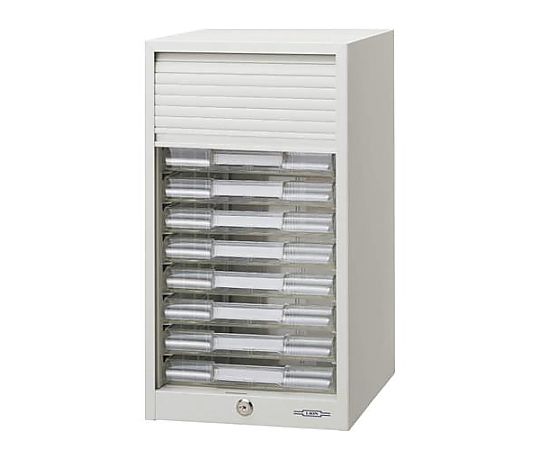 ライオン事務器 277x373x485mm/10段レターケース(シャッター付) EA954JB-18 1台(ご注文単位1台)【直送品】