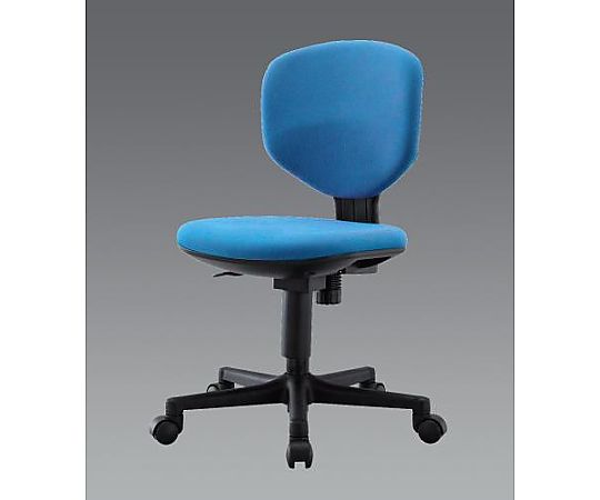 エスコ ビジネスチェアー(ブルー) EA956XA-253 1個(ご注文単位1個)【直送品】