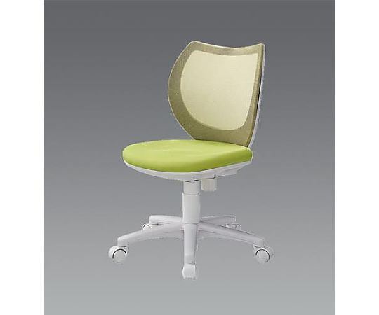 エスコ ビジネスチェアー(グリーン) EA956XA-271 1個(ご注文単位1個)【直送品】