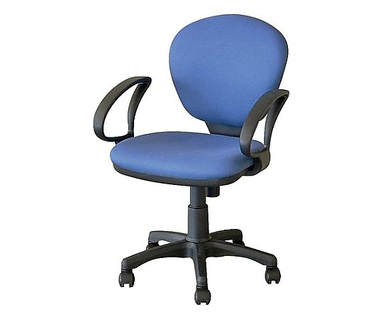 エスコ ビジネスチェアー(ブルー) EA956XB-39 1台(ご注文単位1台)【直送品】