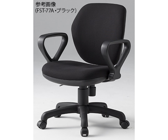 藤沢工業 オフィスチェアー オレンジ FST-77A 1脚(ご注文単位1脚)【直送品】