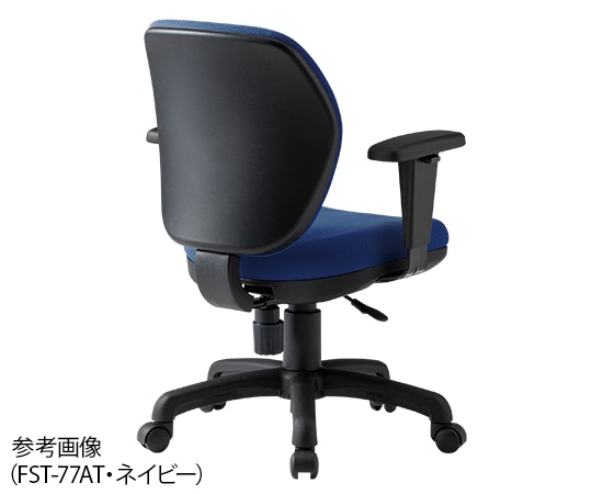 藤沢工業 オフィスチェアー モスグリーン FST-77AT 1脚(ご注文単位1脚)【直送品】