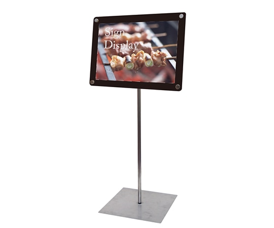 常磐精工 インフォメーションアクリルスタンド80 A3横 ブラック INFA80-A3YB 1台(ご注文単位1台)【直送品】