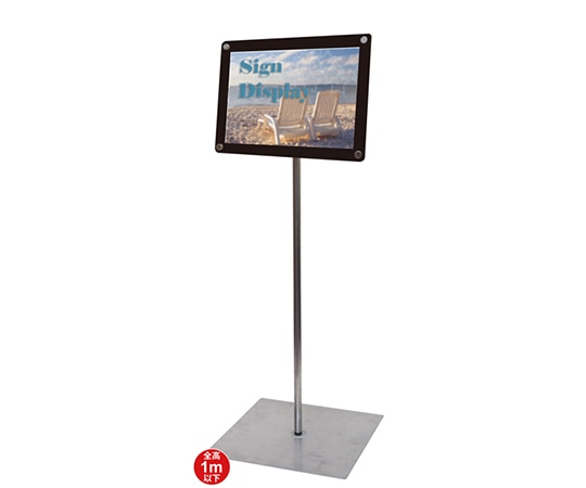 常磐精工 インフォメーションアクリルスタンド80 A4横 ブラック INFA80-A4YB 1台(ご注文単位1台)【直送品】