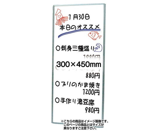 常磐精工 枠付ホワイトボード 300×450mm WBW300X450 1台(ご注文単位1台)【直送品】